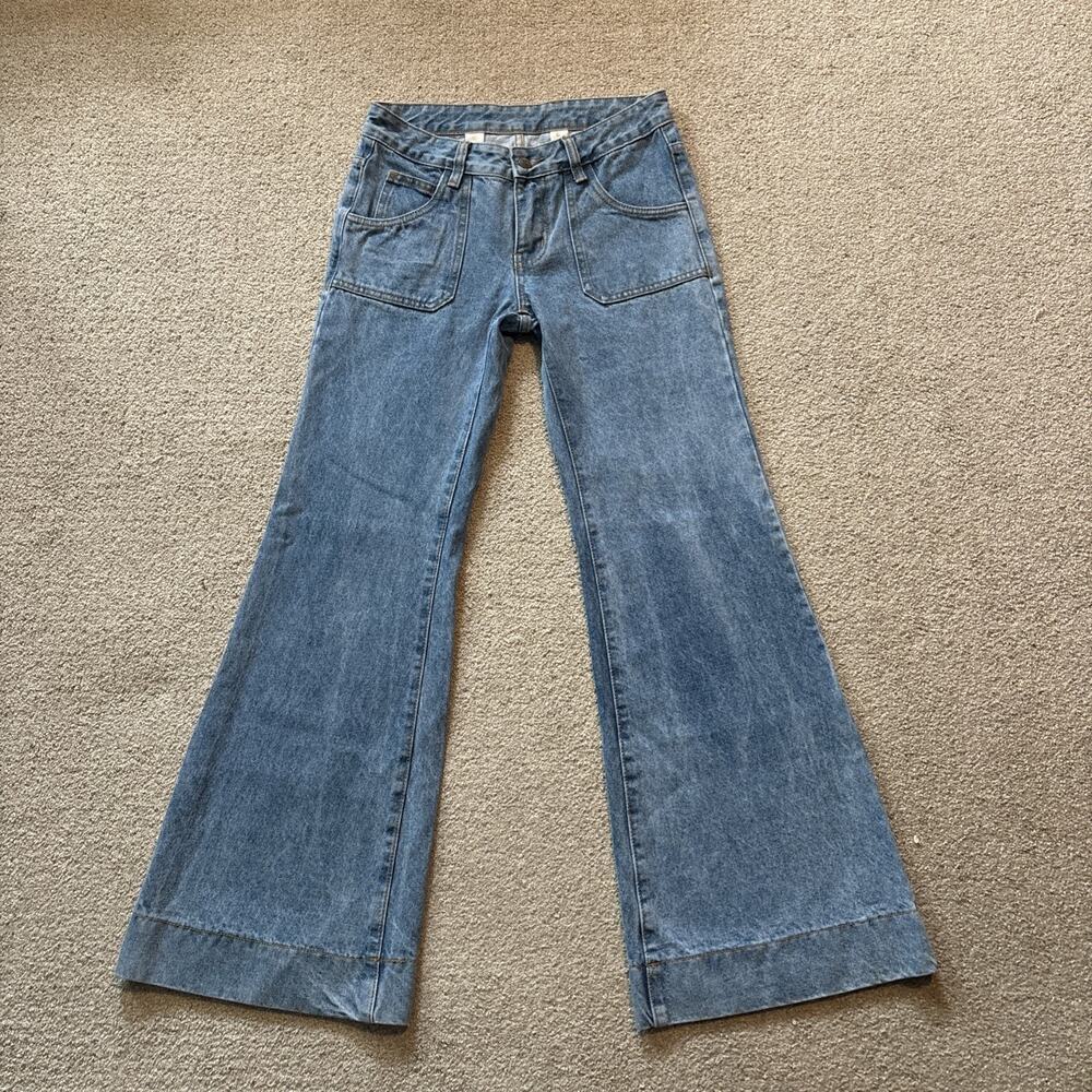 John Galt Low Rise Bootcut Jeans Light Blue Y2K Brandy Melville Small